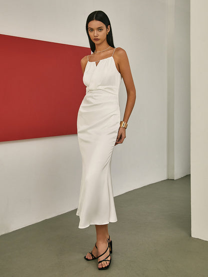 Crisscross Cami Long Dress